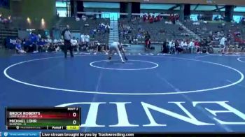 145 lbs Quarterfinals (8 Team) - Michael Lohr, Glenpool vs Brock Roberts, Coweta Public School