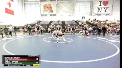 96 lbs Quarterfinal - Kaden Rivers, Mongoose Elite Wrestling vs Blake Bartlett, Grain House Grapplers Wrestling Club