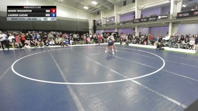 155 lbs Cons. Rd Of 16 - Lauren Luzum, Northeast Iowa Wrestling Club vs Marin Wigginton, Whiteland Wrestling Club