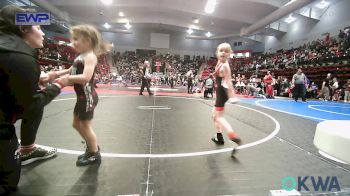 43-47 lbs Consolation - Nevalee Petty, Skiatook Youth Wrestling vs Lillian Shuemake, Pirate Wrestling Club