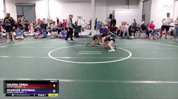 70 lbs Round 2 (6 Team) - Valeria Cerna, So Cal Hammers vs McKenzie Astorino, Finger Lakes Elite