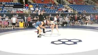 95 lbs Cons. Sub-rd Of 16 - Brynn Engel, Wisconsin vs Sophia Zubia, California