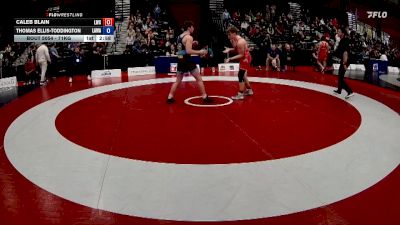 71kg Champ. Round 1 - Caleb Blain, Lakehead Wrestling Club vs Thomas Ellis-Toddington, Lethbridge Amateur Wrestling Association