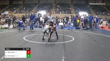 54 lbs Prelims - Xander Warnock, Trion Mat Dogs vs Brantley Ammons, Flowery Branch Jr. Wrestling