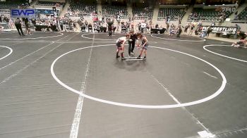 70 lbs Consi Of 4 - Ryder Hatcher, Harrah Little League Wrestling vs Ray Tugmon, Locust Grove Youth Wrestling