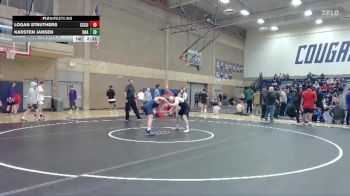 157 lbs Cons. Round 5 - Karsten Jansen, Unattached vs Logan Struthers, Clackamas Unattached