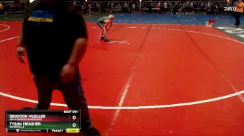93 lbs Champ. Round 1 - Tyson Meagher, Paynesville vs Draydon Mueller, LSH (LeSueur/Henderson)