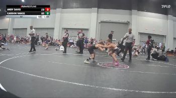 67 lbs Round 5 (8 Team) - Carson Vance, Arrhichions Will Elite vs Andy Davis, LaFayette Wrestling