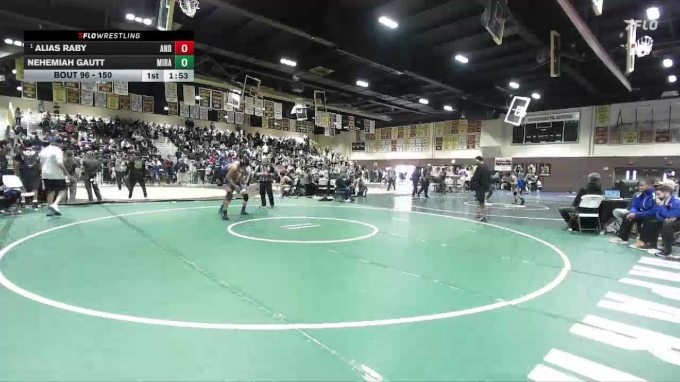 150 lbs Champ. Round 1 - Alias Raby, Anderson vs Nehemiah Gautt, Mira Mesa