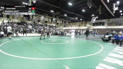 150 lbs Champ. Round 1 - Alias Raby, Anderson vs Nehemiah Gautt, Mira Mesa