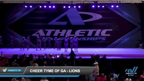 Cheer Tyme of GA - Lions [2023 L1.1 Youth - PREP - D2 Day 1] 2023 Athletic Chattanooga Nationals