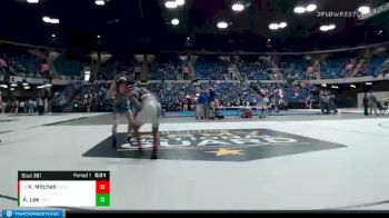 120 lbs Cons. Round 1 - Kanye Mitchell, Camp Point Central vs Austin Lee, Burlington Central