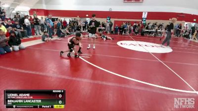 63-65 lbs Round 3 - Lionel Adame, Victory Wrestling Club vs Benjamin Lancaster, HRA