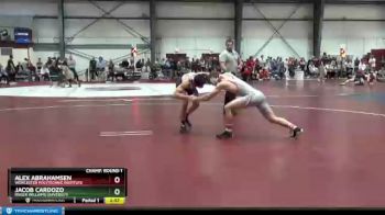 165 lbs Champ. Round 1 - Alex Abrahamsen, Worcester Polytechnic Institute vs Jacob Cardozo, Roger Williams University