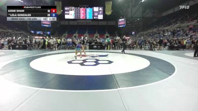 100 lbs Champ. Rd Of 32 - Addie Shaw, SC vs Lola Gonzales, CO