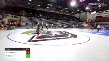 174 lbs Round Of 16 - Mikey Labriola, Nebraska vs Marshall Hauck, Unattached-South Dakota State