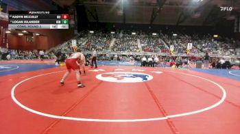 2A-157 lbs Cons. Round 2 - Kadyn McCully, Niobrara County vs Logan Julander, Kemmerer