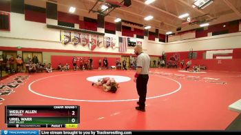 150 lbs Champ. Round 1 - Uriel Warr, East Valley vs Wesley Allen, Okanogan