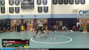 152 lbs Quarterfinal - Cesar Camacho, Rancho vs Jet Minchey, Palo Verde