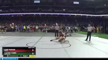 D4-160 lbs Cons. Round 2 - Luke Martin, Tawas vs Carter Cosby, Lawton HS