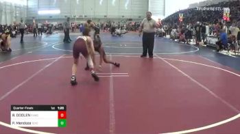 95 lbs Quarterfinal - BERGEN DOOLEN, East Valley Wrestling Club vs Pedro Mendoza, Tuscon Cyclones