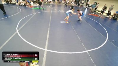 114 lbs Semifinal - Weston Elwood, Norwood vs Connor Avery, Aviator Wrestling Academy