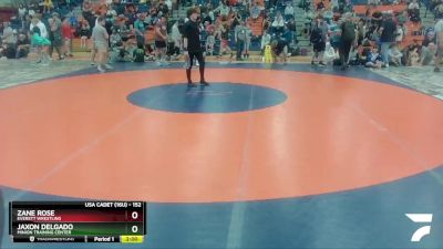 152 lbs Quarterfinal - Zane Rose, Everett Wrestling vs Jaxon Delgado, Minion Training Center