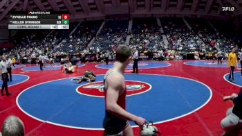 1A-106 lbs Cons. Round 1 - Keller Stringer, Brantley County HS vs Zykelle Frano, Screven County