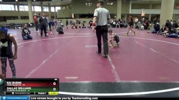 45 lbs Round 4 (6 Team) - Kai Burns, Team Palmetto vs Dallas Williams, Alabama Elite Black&nbsp;