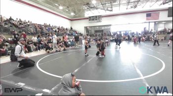 43 lbs Quarterfinal - Jhalil Gray-Hall, Team Of Hard Knox vs Ashdon Cathey, Tonkawa Takedown Club