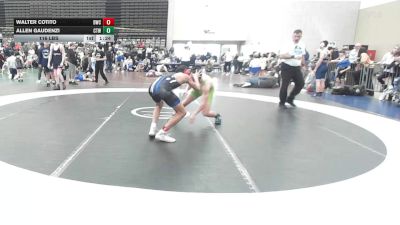 116 lbs Final - Walter Cotito, DoughBoy WC - MSE vs Allen Gaudenzi, CTWHALE Humpback - MSE