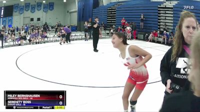 110 lbs Round 3 (6 Team) - Olivia Maldonado, Nebraska Red Girls vs Lennox Gebara, Kansas Girls