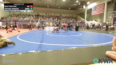 80 lbs Semifinal - Riley Mcclure, Raw Wrestling Club vs Michael Robison, Skiatook Youth Wrestling