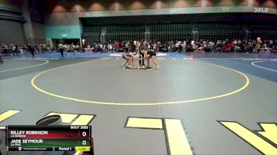 140 lbs Cons. Round 4 - Jade Seymour, La Pine vs Rilley Robinson, La Grande