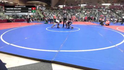 145 lbs Round 1 - Jaelynn Holland, Team Zulpo Perryville Wrestling vs Kadence Center, Springdale Youth Wrestling Club