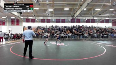 157 lbs Semifinal - Michael Canada, Chelmsford vs Domenico Ternullo, Saint John's Prep