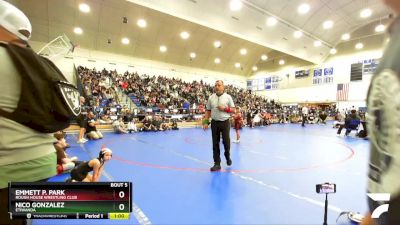 85 lbs Round 1 - Nico Gonzalez, Etiwanda vs Emmett P. Park, Rough House Wrestling Club