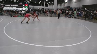 126 lbs Cons. Rd Of 32 - Chance Wilderman, Frontenac Wrestling Club vs Braden Anderson, Siouxland Wrestling Academy