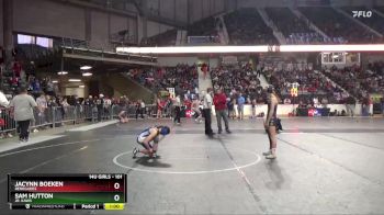 101 lbs Cons. Semi - Sam Hutton, Jr. Kaws vs Jacynn Boeken, Renegades