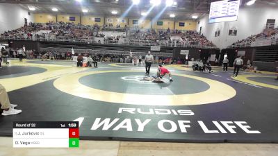 150 lbs Round Of 32 - John Jurkovic, Gilman School vs Darian Vega, Model Secondary School For The Deaf