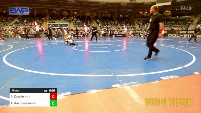 61 lbs Final - Ares Duarte, Savage House Wrestling Club vs Adam Rasmussen, Roundtree Wrestling Academy