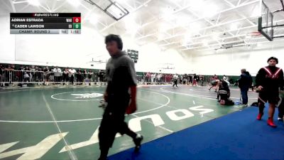 190 lbs Champ. Round 2 - Adrian Estrada, Warren vs Caden Lawson, El Dorado (Placentia)