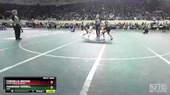 145 lbs Quarterfinal - Chenelle Brown, Elgin Public Schools vs Makenna Howell, ADA