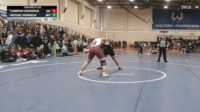215 lbs Semifinal - Cameron Gronholm, East Lyme/Norwich Tech vs Michael Mordecai, Amity
