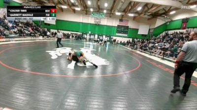 157 lbs Semifinal - Garrett Madole, Pinedale vs Colter Tims, Mountain View