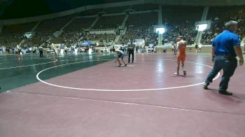 5A 106 lbs Quarterfinal - Jaxon Lewis, Montevallo vs Gunnar Vaughn, Northside High School