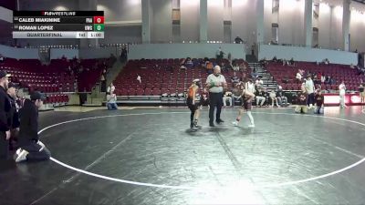 70 lbs Quarterfinal - Roman Lopez, Powhatan Youth Wrestling Club vs Caleb Miakinine, Poquoson Athletic Association