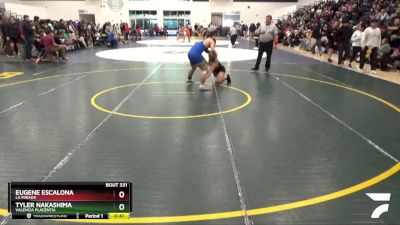 165 lbs Cons. Round 1 - Eugene Escalona, La Mirada vs Tyler Nakashima, Valencia Placentia