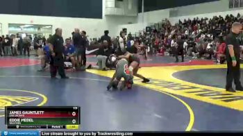 113 lbs Champ. Round 2 - Eddie Medel, Western vs James Gauntlett, San Jacinto