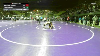 126 lbs Round Of 32 - Matthew Ramos, Exeter vs Siraj Sidhu, Clovis North